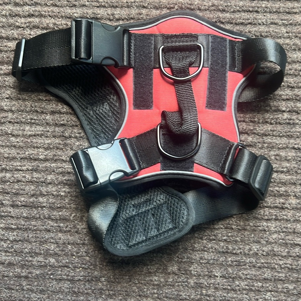 Denigrate dog harness reflective inner layer mesh size m